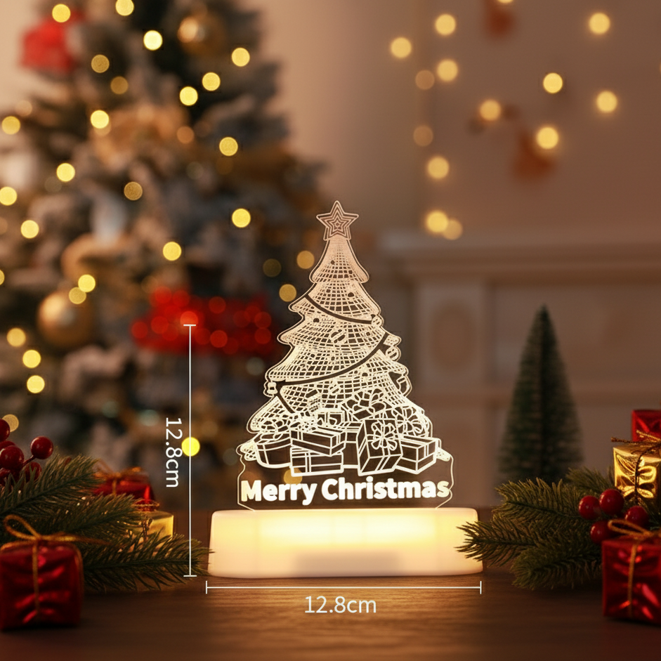 Christmas Acrylic Night Lamp