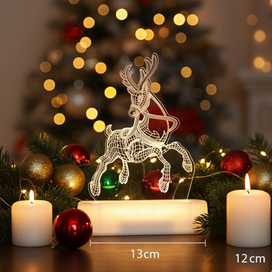 Christmas Acrylic Night Lamp