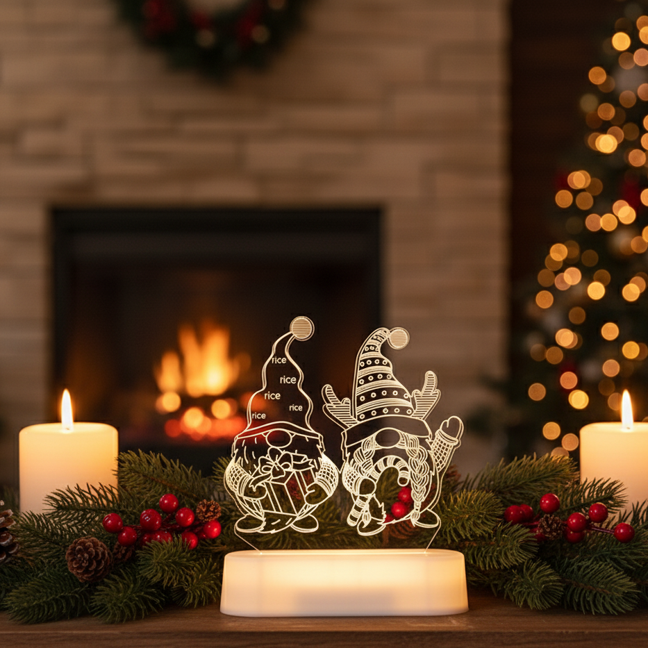 Christmas Acrylic Night Lamp