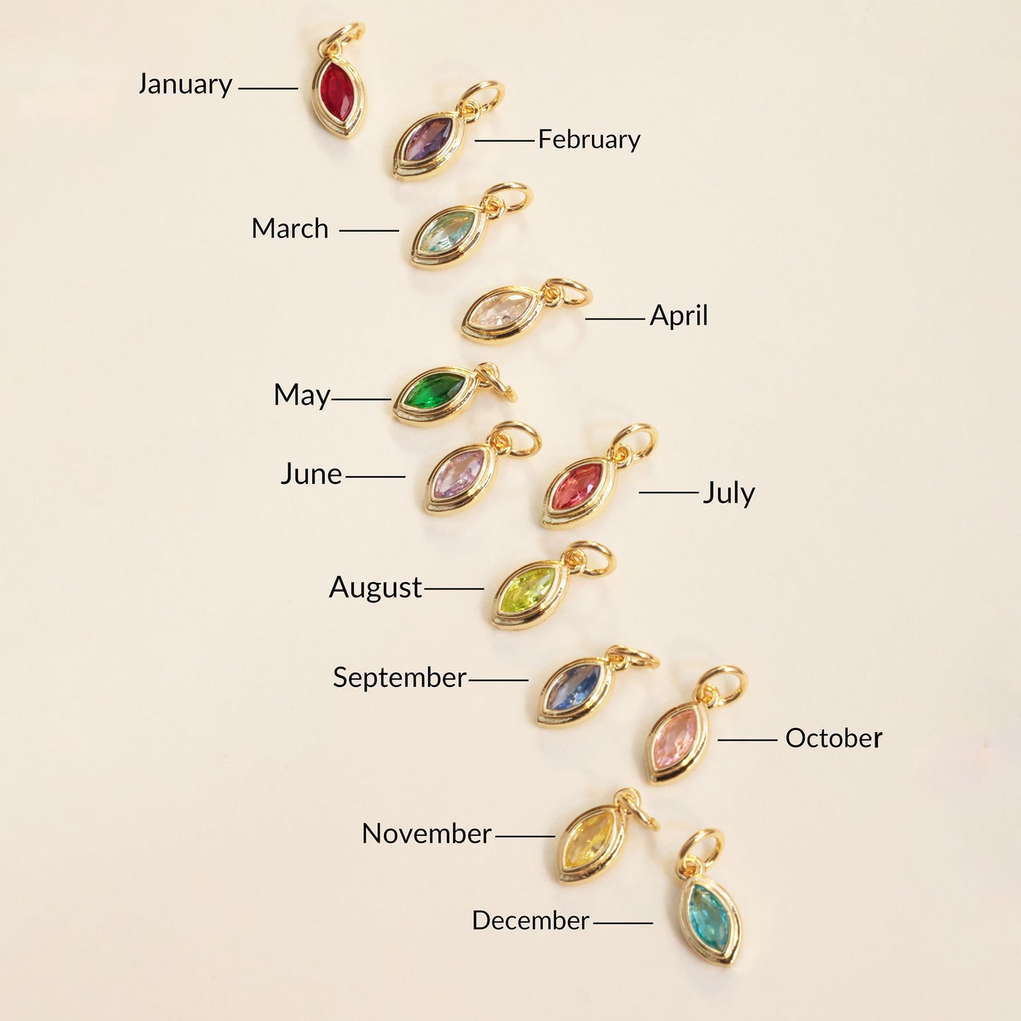 Premium Birthstone Pendants