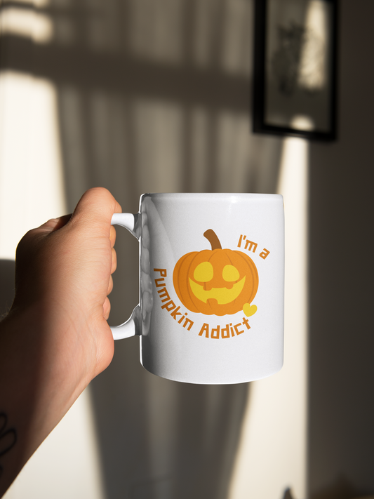 Pumpkin Halloween Coffee Mug | 11 oz Glossy Ceramic